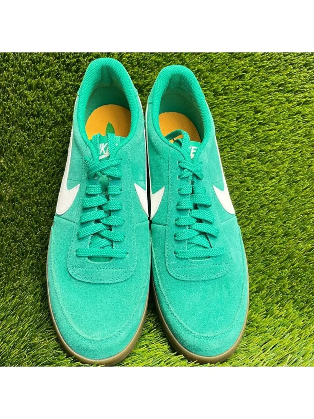 Nike Killshot 2 Mens Size 11 Green White Gum Athletic Suede Shoes Sneakers